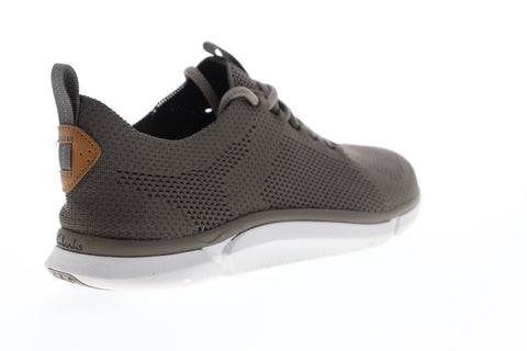 Clarks Triken Run 26130968 Mens Gray Canvas Lace Up Lifestyle Sneakers Shoes
