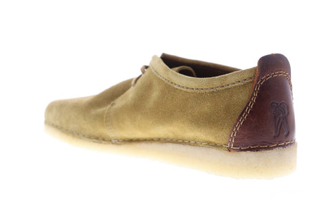 Clarks Ashton 26131149 Mens Brown Suede Casual Lace Up Oxfords Shoes