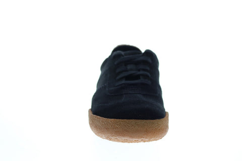Clarks Milligan Suede Runner 26131323 Mens Black Lifestyle Sneakers Shoes