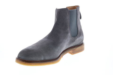 Clarks Clarkdale Gobi 26131330 Mens Gray Suede Slip On Chelsea Boots