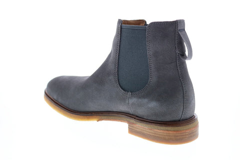 Clarks Clarkdale Gobi 26131330 Mens Gray Suede Slip On Chelsea Boots