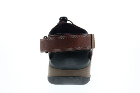 Clarks Brixby Cove 26131521 Mens Brown Leather Strap Sport Sandals Shoes