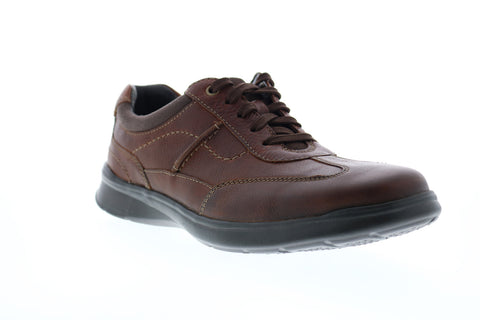 Clarks Cotrell Style 26131564 Mens Brown Leather Lifestyle Sneakers Shoes