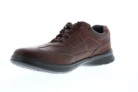 Clarks Cotrell Style 26131564 Mens Brown Leather Lifestyle Sneakers Shoes