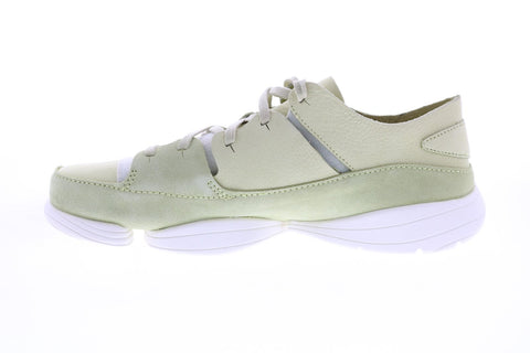 Clarks Trigenic Evo 26131590 Womens Green Nubuck Lifestyle Sneakers Shoes