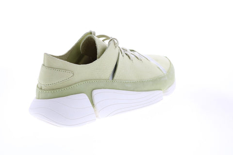 Clarks Trigenic Evo 26131590 Womens Green Nubuck Lifestyle Sneakers Shoes