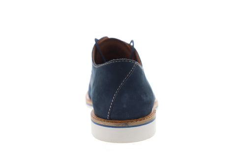 Clarks Atticus Lace 26131819 Mens Blue Nubuck Casual Lace Up Oxfords Shoes