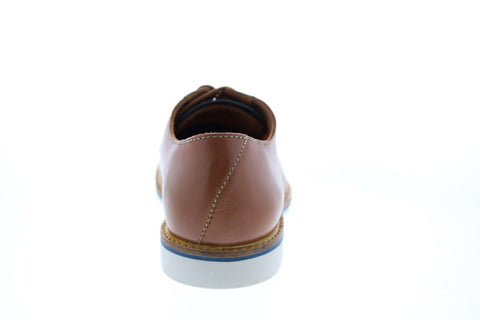 Clarks Atticus Lace Plain Toe Ox Mens Brown Leather Oxfords Plain Toe Shoes