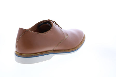 Clarks Atticus Lace Plain Toe Ox Mens Brown Leather Oxfords Plain Toe Shoes