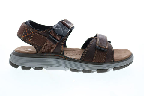 Clarks Un Trek Part 26131860 Mens Brown Strap Sandals Sport Sandals Shoes