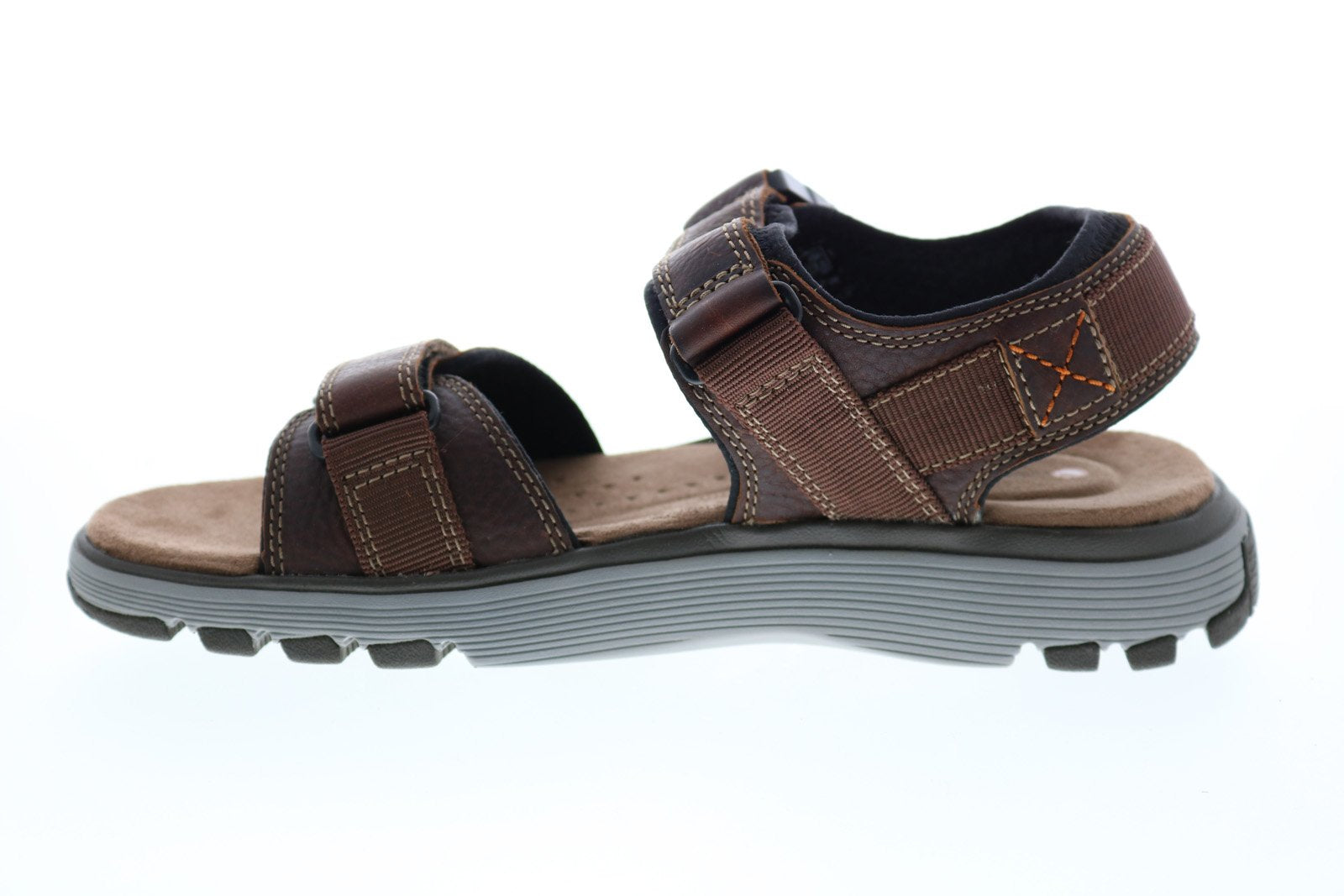 Clarks Un Trek Part 26131860 Mens Brown Leather Sandals Sh - Ruze Shoes