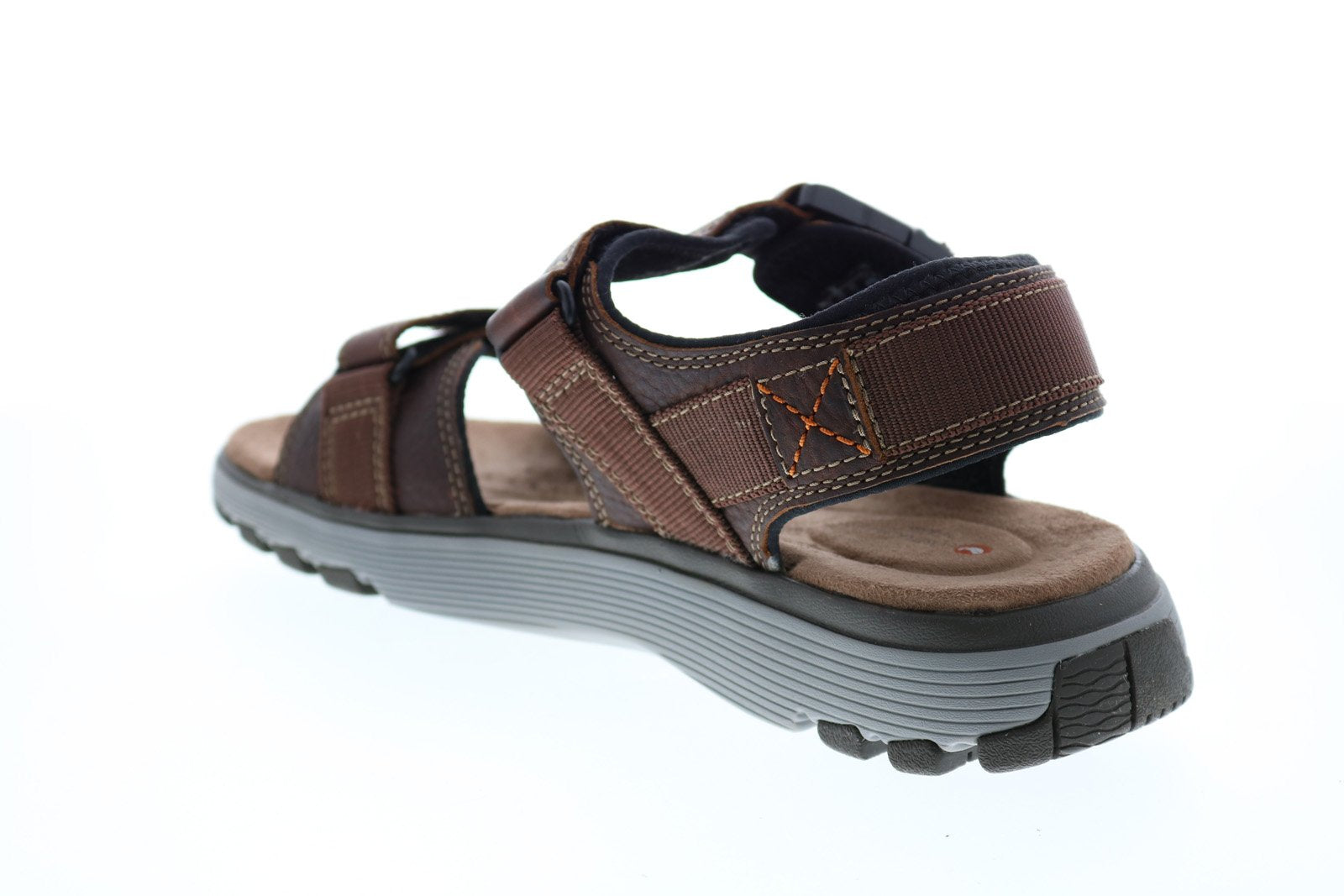 Clarks Un Trek Part 26131860 Mens Brown Leather Sandals Sh - Ruze Shoes