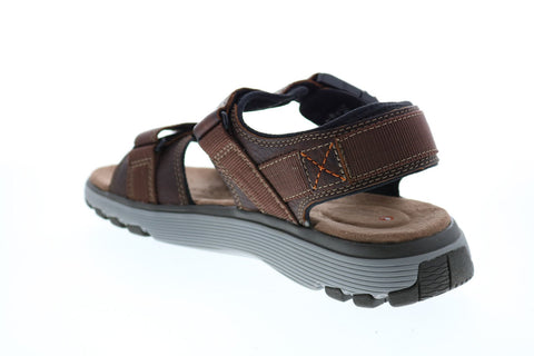Clarks Un Trek Part 26131860 Mens Brown Strap Sandals Sport Sandals Shoes