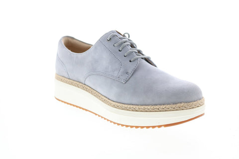 Clarks Teadale Rhea 26131977 Womens Gray Suede Lifestyle Sneakers Shoes