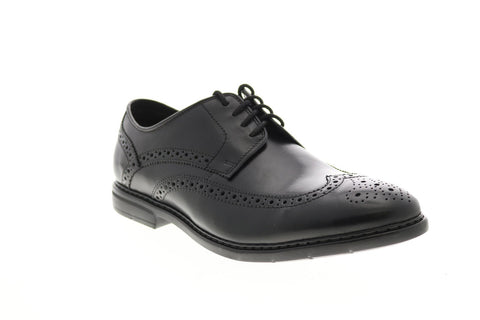 Clarks Banbury Limit Mens Black Leather Oxfords Wingtip & Brogue Shoes