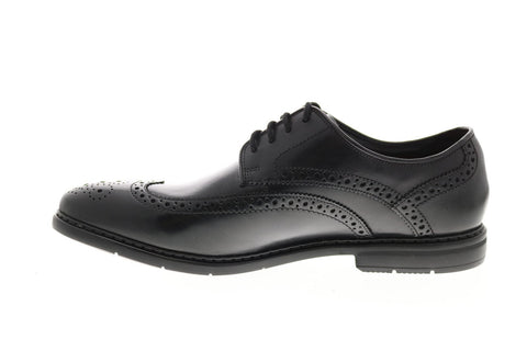 Clarks Banbury Limit Mens Black Leather Oxfords Wingtip & Brogue Shoes