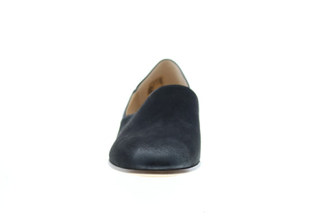 Clarks Pure Tone 26132485 Womens Black Wide Nubuck Loafer Flats Shoes