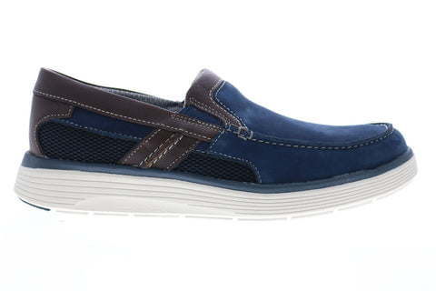 Clarks Un Abode Free 26132601 Mens Blue Nubuck Casual Slip On Loafers Shoes