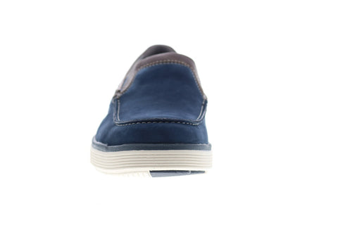 Clarks Un Abode Free 26132601 Mens Blue Nubuck Casual Slip On Loafers Shoes