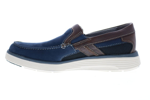 Clarks Un Abode Free 26132601 Mens Blue Nubuck Casual Slip On Loafers Shoes
