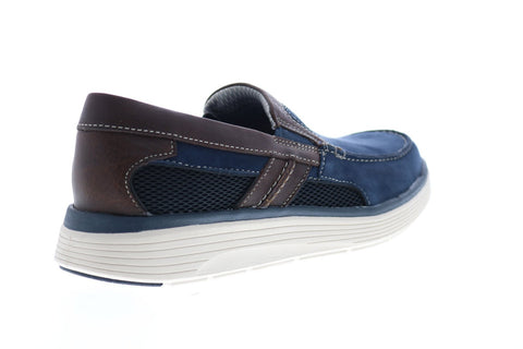 Clarks Un Abode Free 26132601 Mens Blue Nubuck Casual Slip On Loafers Shoes