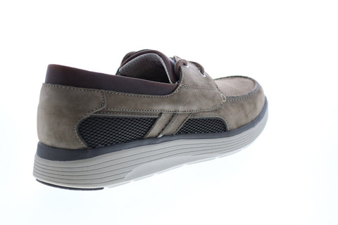 Clarks Un Abode Step Mens Green Wide Boat Shoes Loafers & Slip Ons Shoes
