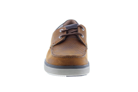 Clarks Un Abode Step 26132615 Mens Brown Loafers & Slip Ons Boat Shoes