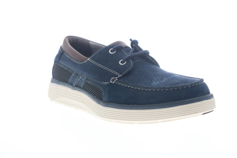 Clarks Un Abode Step 26132616 Mens Blue Loafers & Slip Ons Boat Shoes