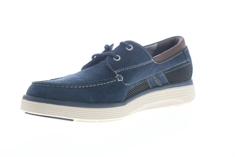 Clarks Un Abode Step 26132616 Mens Blue Loafers & Slip Ons Boat Shoes