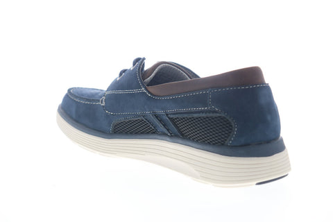 Clarks Un Abode Step 26132616 Mens Blue Loafers & Slip Ons Boat Shoes