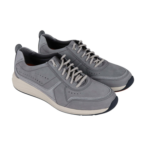 Clarks Un Coast Form Mens Gray Textile Low Top Lace Up Sneakers Shoes