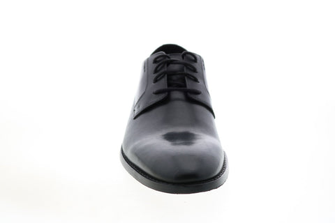 Clarks Nantasket Fly 26133368 Mens Black Wide Plain Toe Oxfords Shoes 