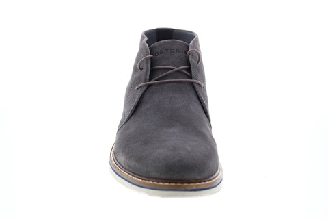 Bostonian Dezmin Mid 26133410 Mens Gray Suede Lace Up Chukkas Boots