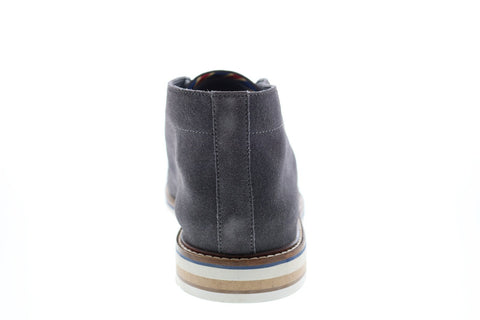 Bostonian Dezmin Mid 26133410 Mens Gray Suede Lace Up Chukkas Boots
