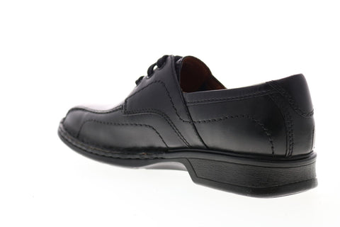 Clarks Northam Edge 26133477 Mens Black Wide Leather Casual Oxfords Shoes