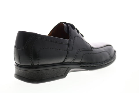 Clarks Northam Edge 26133477 Mens Black Wide Leather Casual Oxfords Shoes