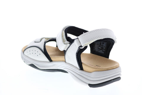 Clarks Wave Grip 26133599 Womens White Wide Synthetic Sport Sandals Shoes
