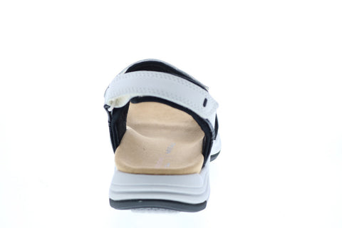 Clarks Wave Grip 26133599 Womens White Wide Synthetic Sport Sandals Shoes