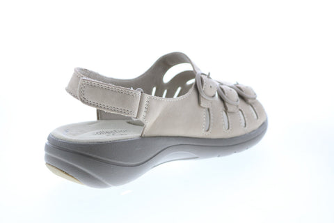 Clarks Saylie Quartz 26133700 Womens Brown Wide Slingback Sandals Shoes