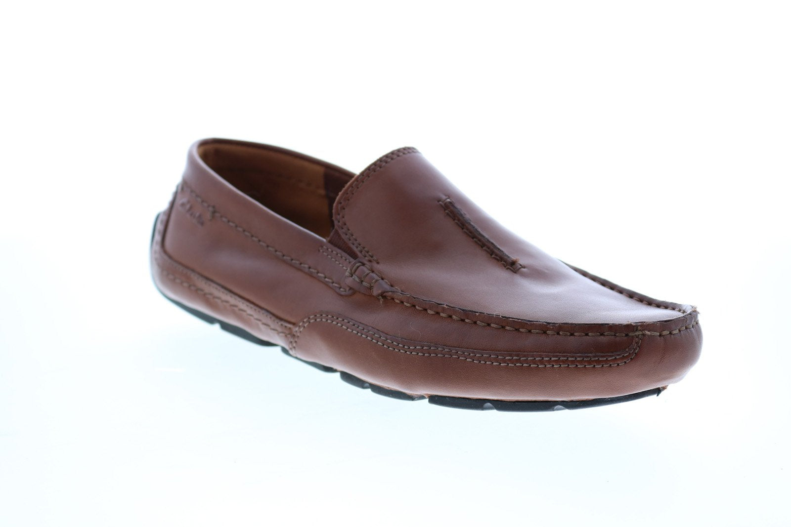 Clarks Ashmont Men\'s Brown Loafers Clarks Loafers Mens Size 8.5 Ashmont Race Driving Brown  main image 3