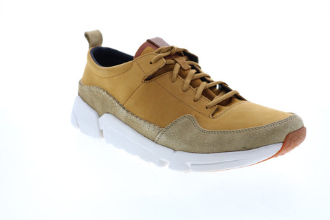 Clarks Triken Run 26134843 Mens Brown Leather Lifestyle Sneakers Shoes