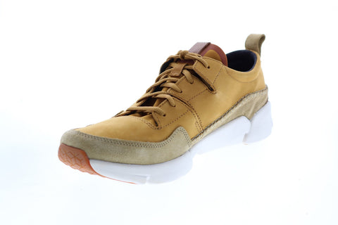 Clarks Triken Run 26134843 Mens Brown Leather Lifestyle Sneakers Shoes