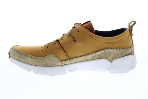 Clarks Triken Run 26134843 Mens Brown Leather Lifestyle Sneakers Shoes