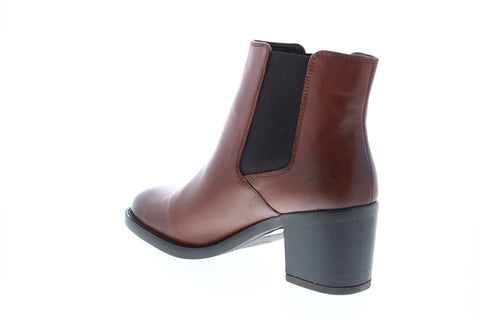 Clarks Mascarpone Bay 26135270 Womens Brown Leather Slip On Chelsea Boots