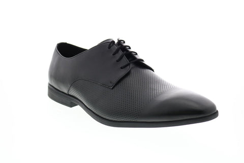 Clarks Bampton Cap 26135402 Mens Black Oxfords & Lace Ups Cap Toe Shoes