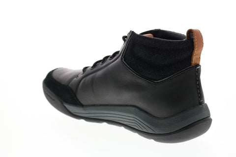 Clarks Ashcombe Mid GTX 26135407 Mens Black Leather Casual Dress Boots
