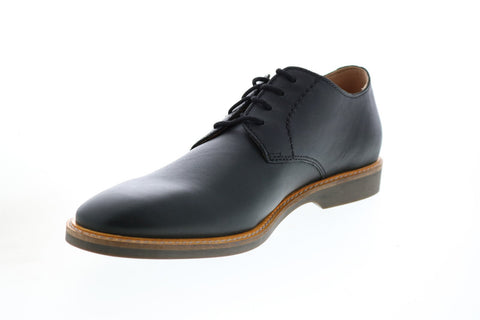 Clarks Atticus Lace 26136155 Mens Black Leather Oxfords Plain Toe Shoes