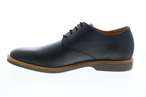 Clarks Atticus Lace 26136155 Mens Black Leather Oxfords Plain Toe Shoes