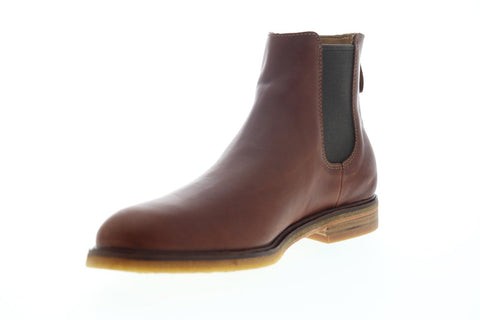 Clarks Clarkdale Gobi Mens Brown Suede Slip On Chelsea Boots Shoes