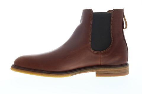 Clarks Clarkdale Gobi Mens Brown Suede Slip On Chelsea Boots Shoes